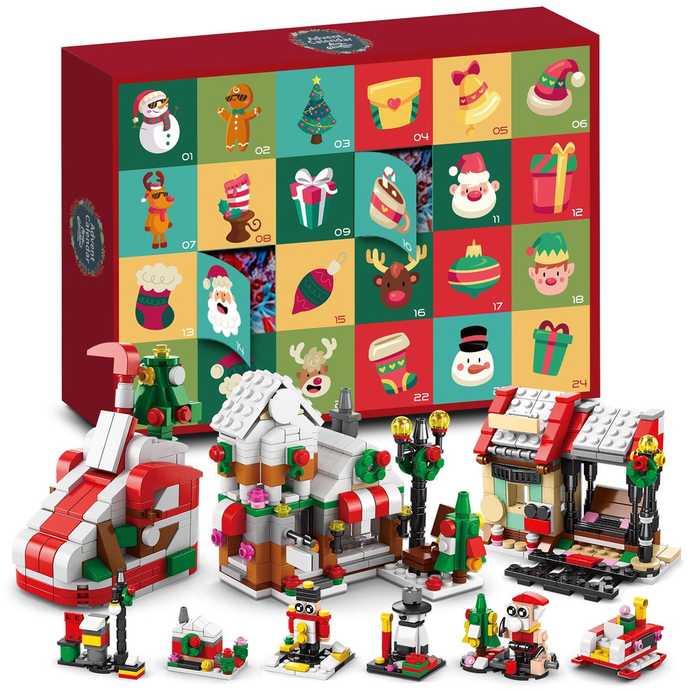 Адвент-календарь, Рождественский календарь, 24 шт - купить с доставкой ...