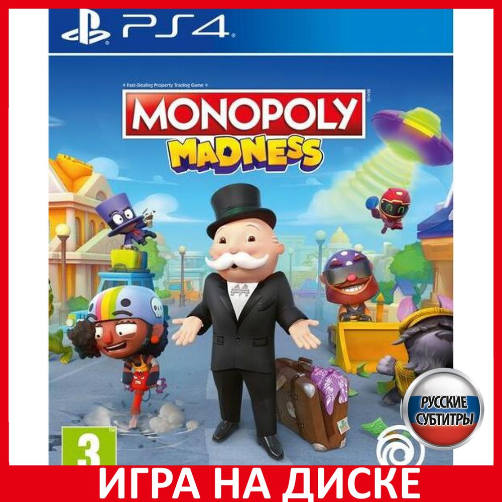 Игра Monopoly Монополия Переполох M (PlayStation 5, PlayStation 4, Русские  субтитры)