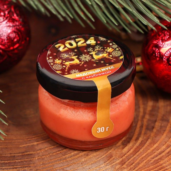 Медовый мусс 2024 с клубникой 30 г - купить с доставкой по выгодным ...