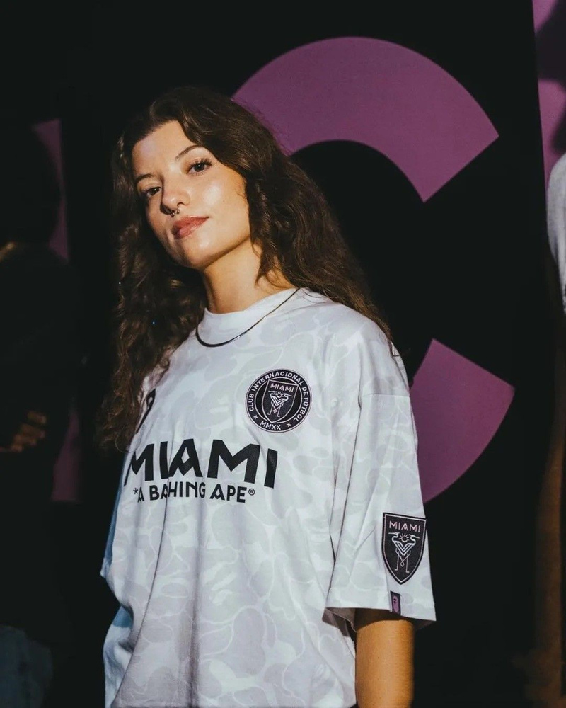 Bape miami футболка. Футболка Bape Inter Miami. Футболка Bape x Inter Miami. Bape джерси. Miami Bape Inter футболка белая.