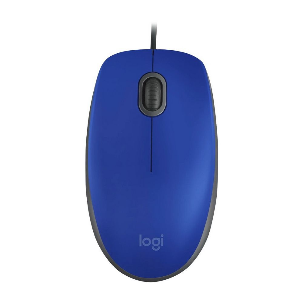 Мышь проводная Logitech M110 Silent Blue 910-005500, синий - купить по ...