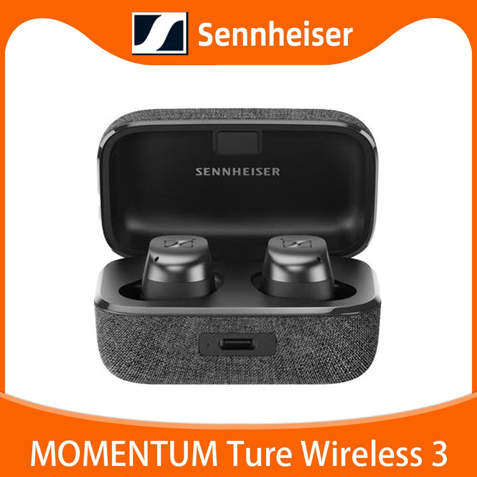 Наушники беспроводные с микрофоном Sennheiser Momentum True Wireless 3, USB, черно-серый  #1