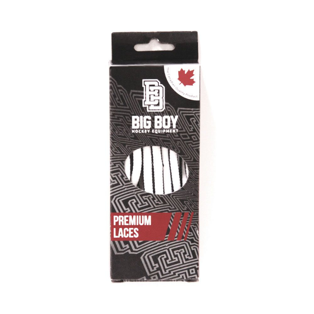 Шнурки для коньков BIG BOY Premium с пропиткой BB-LACES-PRM-274WT длина 274 см  #1