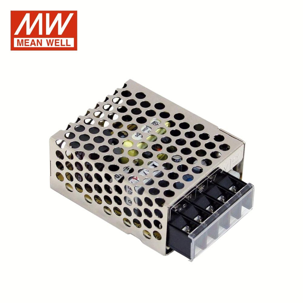 RS-15-5 MEAN WELL, Блок питания в кожухе на шасси, AC/DC 15 Вт 5 В ...