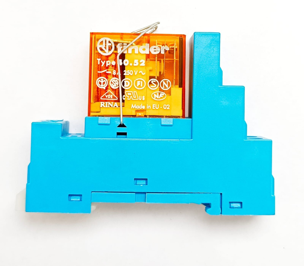Реле Finder 2 переключ. 24VAC, 8A/250VAC 40.52.8.024.0000 с розеткой с ...