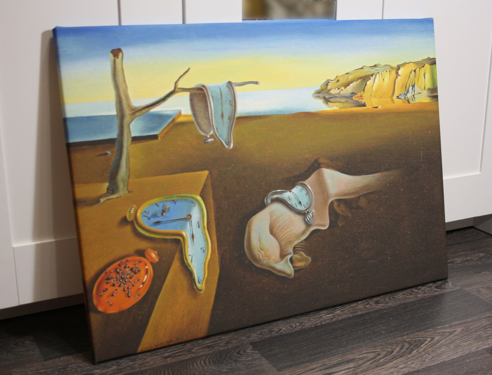 Репродукция картины "Сальвадор Дали - Постоянство памяти" - купить по ...