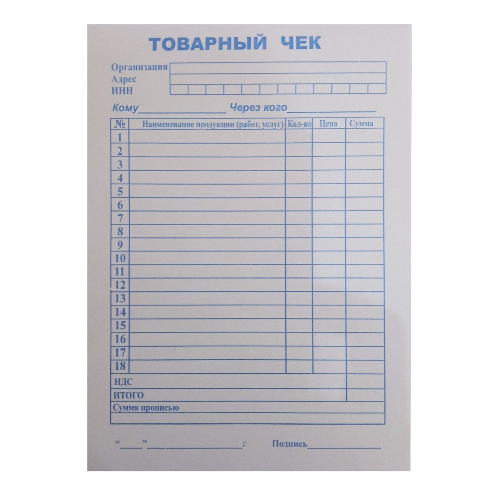  Бланк бухгалтерский A5 (14.8 × 21 см), листов: 1000 #1