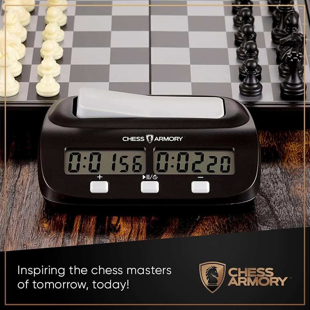 Цифровые шахматные часы Chess Armory портативный таймер с функциями ...