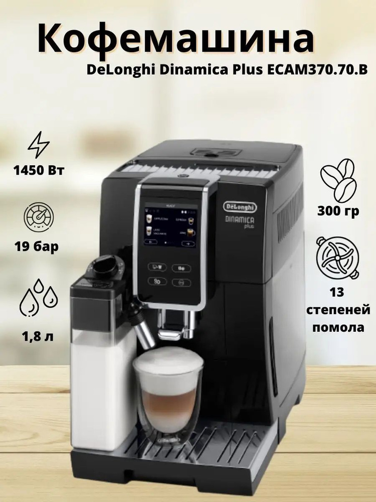 Кофемашина Delonghi dinamica Plus.