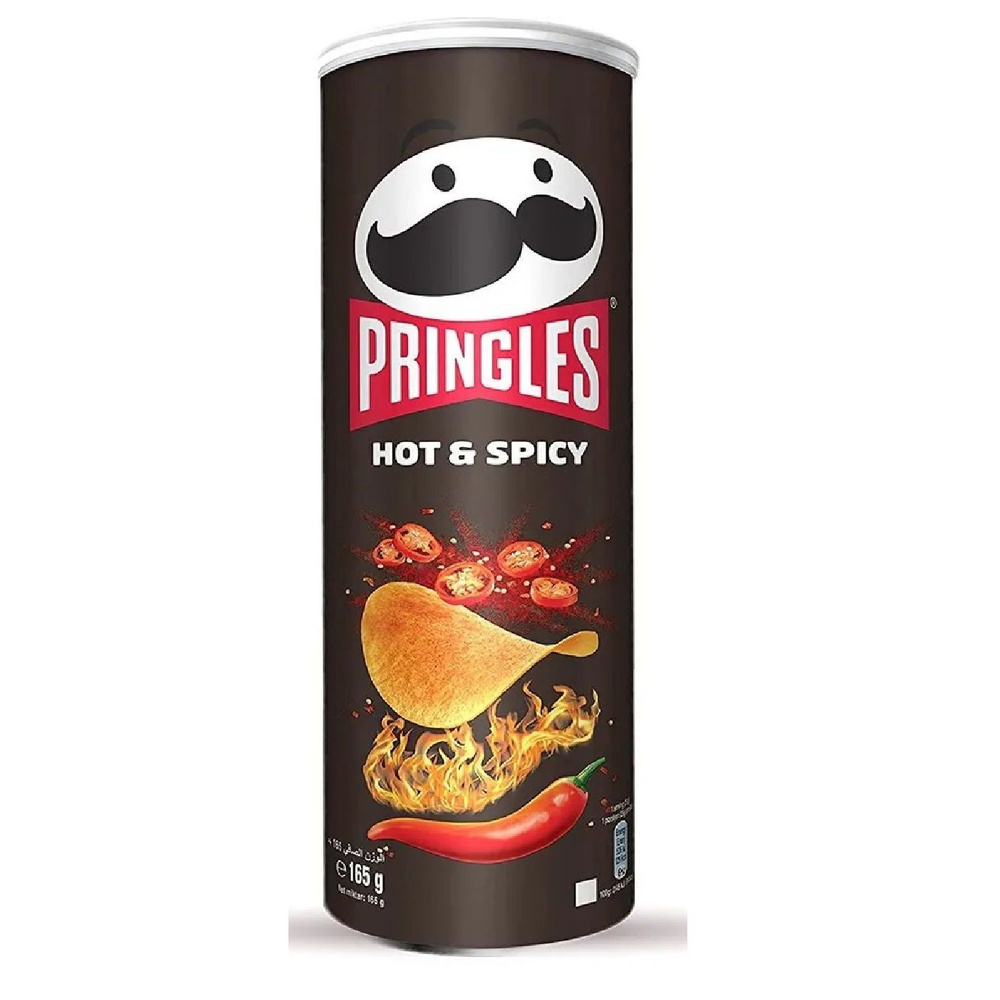 Чипсы Pringles Hot & Spicy 165гр #1