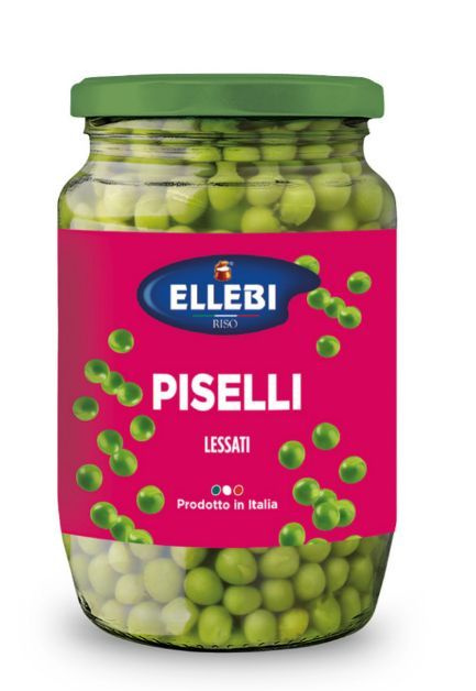 Горошек зелёный консервированный, Ellebi, 360 г, Италия #1
