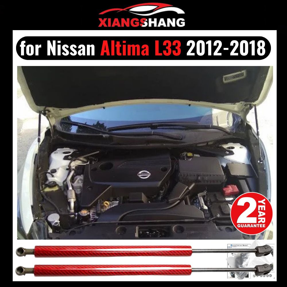 Газовые упоры капота для Nissan Altima/Teana L33 2012-2018 Амортизаторы  Ниссан Алтима & Ниссан Теана L33 (2 шт) - XIANGSHANG арт. XIANGSHANG-MY485  - купить по выгодной цене в интернет-магазине OZON (1250284690)