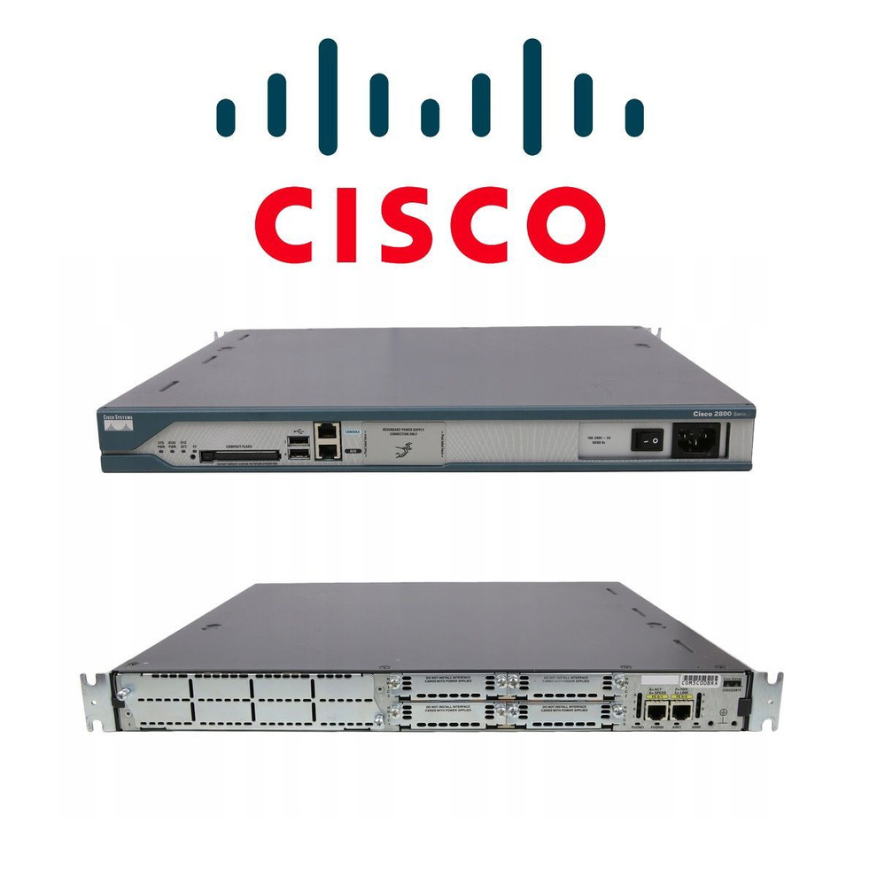 Роутер Cisco 2811, серый купить по низкой цене с доставкой в  интернет-магазине OZON (1250501785)