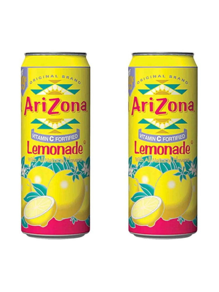 Напиток AriZona Lemonade Лимонад 680мл х 2шт #1