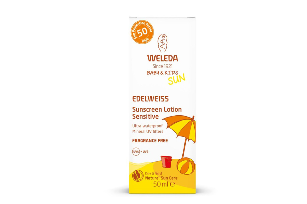 Weleda Baby & Kids Mineral UV Filtered SPF 50 50 мл Солнцезащитный крем ...