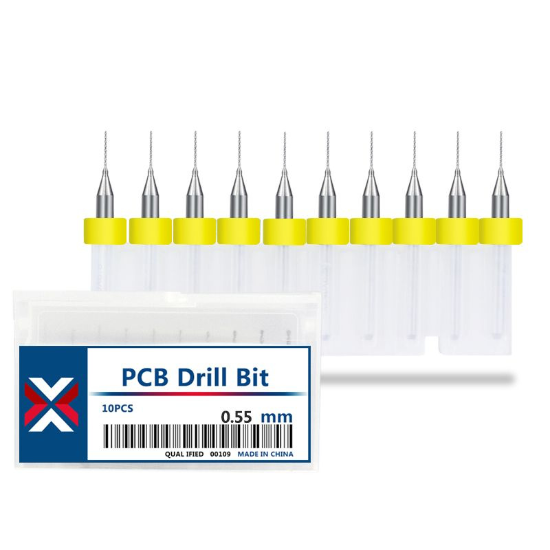 Набор сверл спиральных XCAN для печатных плат 0,55 мм, 10 шт. #1