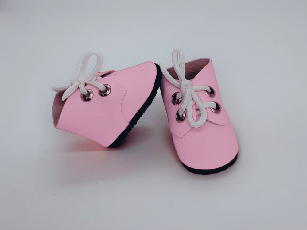 Аксессуары для кукол "Ботиночки" 5,5 см экокожа Розовые #1