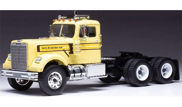 1:43 IXO 1970 Camion Western Star 4864 SZM Blanc Jaune