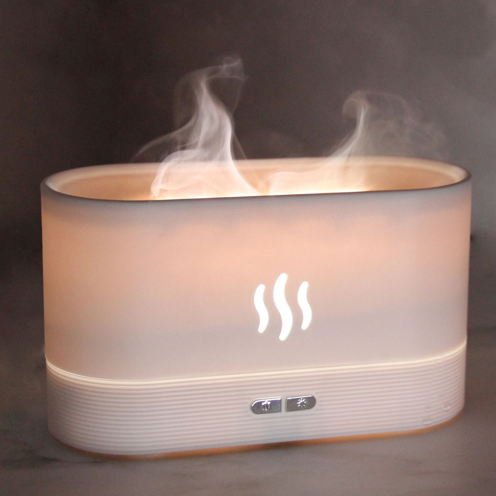 Увлажнитель воздуха ультразвуковой для дома с эффектом пламени .