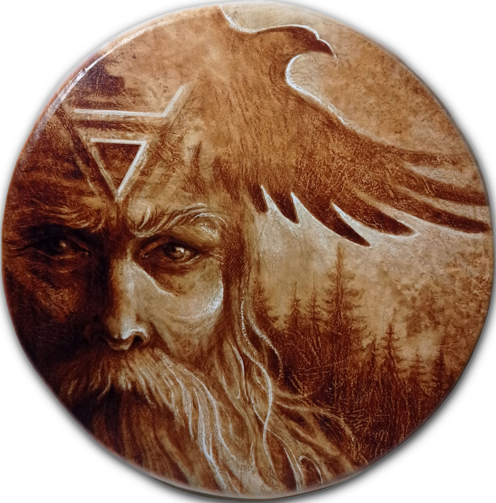 Шаманский бубен 60 см - Велесов лес - купить с доставкой по выгодным ...