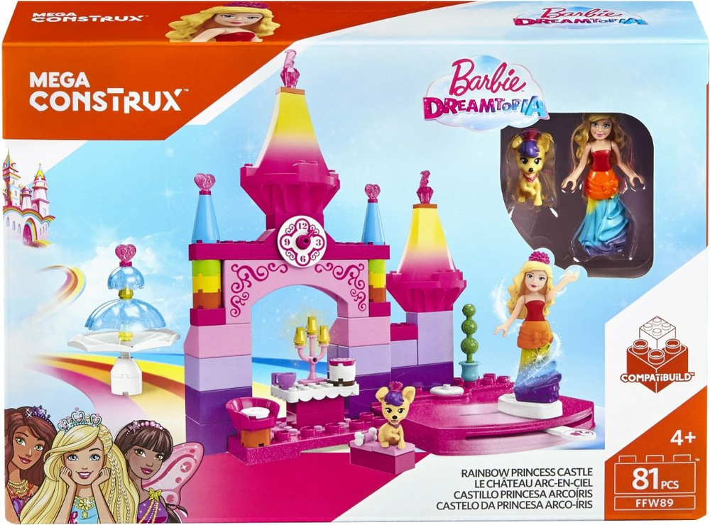 Конструктор Mega Bloks Barbie: королевский бал - купить с доставкой по ...