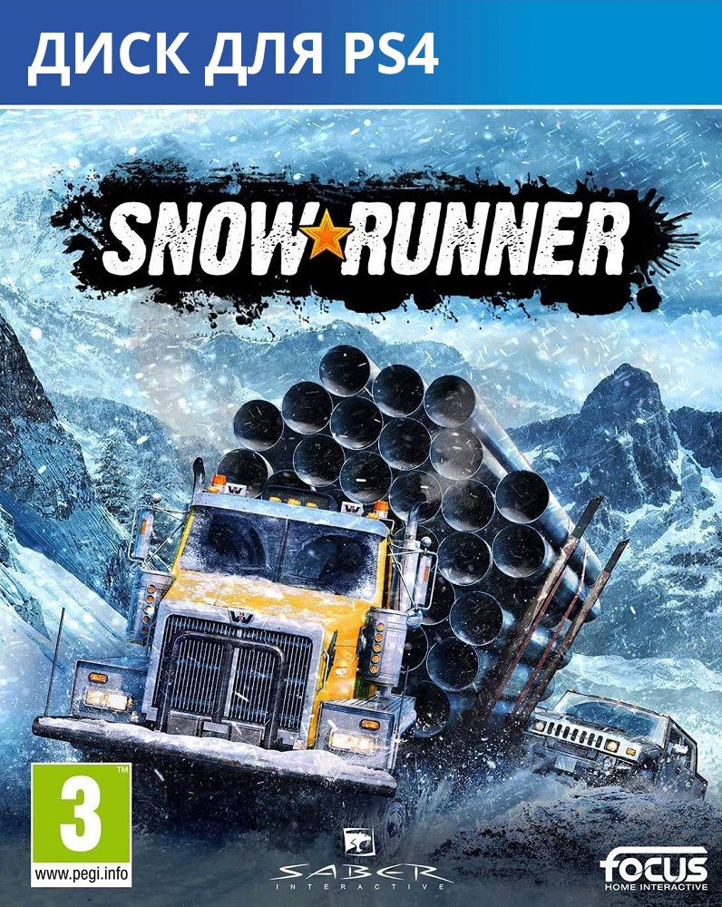 Игра SnowRunner PS4 (PlayStation 4, Русские субтитры)