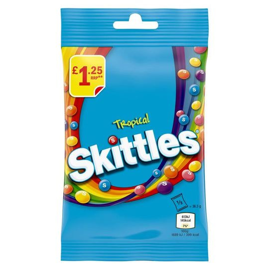 Skittles Tropical, Скитлс Тропический, драже 109 гр #1