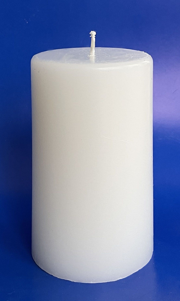 Свеча столбик Мир свечей 6х10 см белый #1