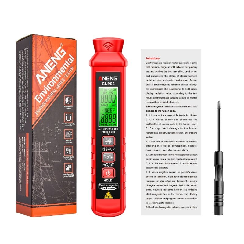 Температурный детектор электромагнитного поля, тестер, перезаряжаемый ...