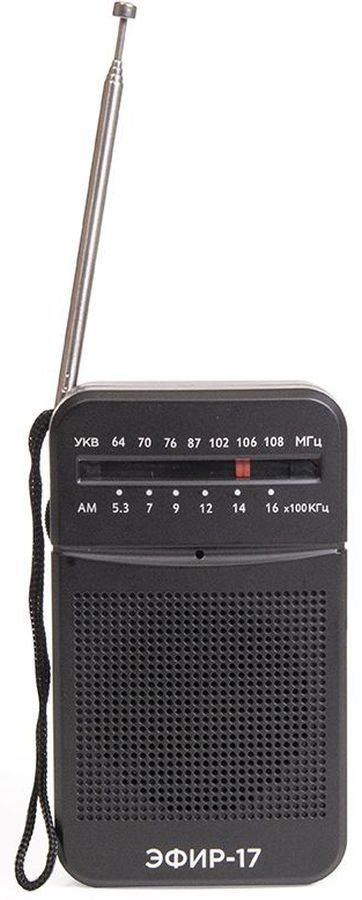 Радиоприемник портативный Сигнал Эфир-17 черный #1