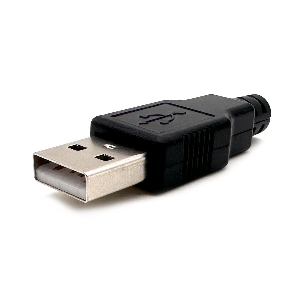 Разьем USB 2.0 штекер на кабель, разборный корпус - купить с доставкой ...