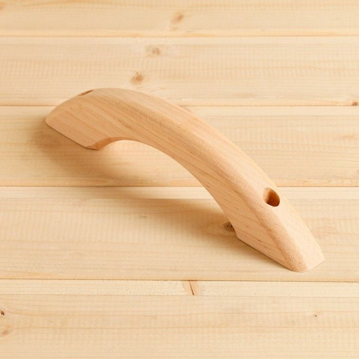 Ручка дверная деревянная 22,5 см, ольха - купить в интернет-магазине ...