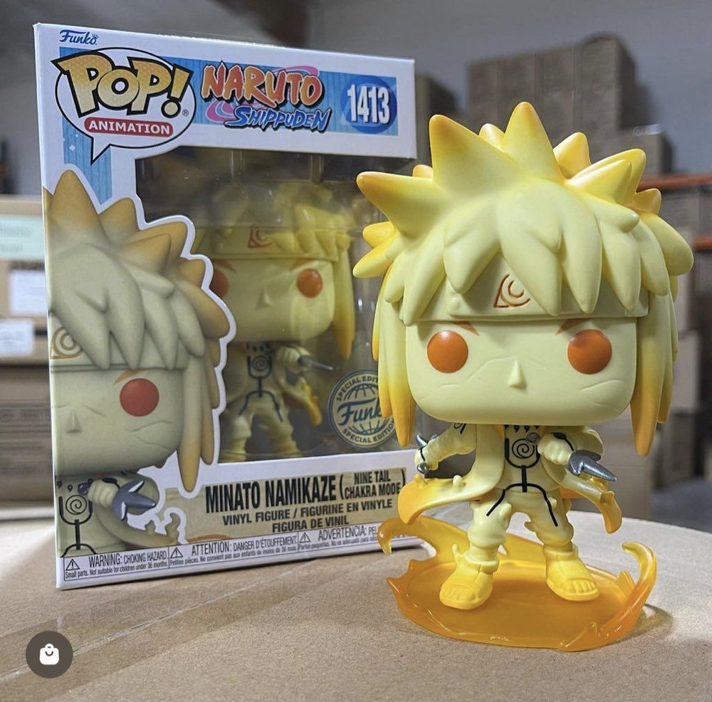 Funko Pop! Naruto: Minato Nine Tail Chakra Mode (Фанко Поп Минато из аниме  Наруто: Ураганные хроники))