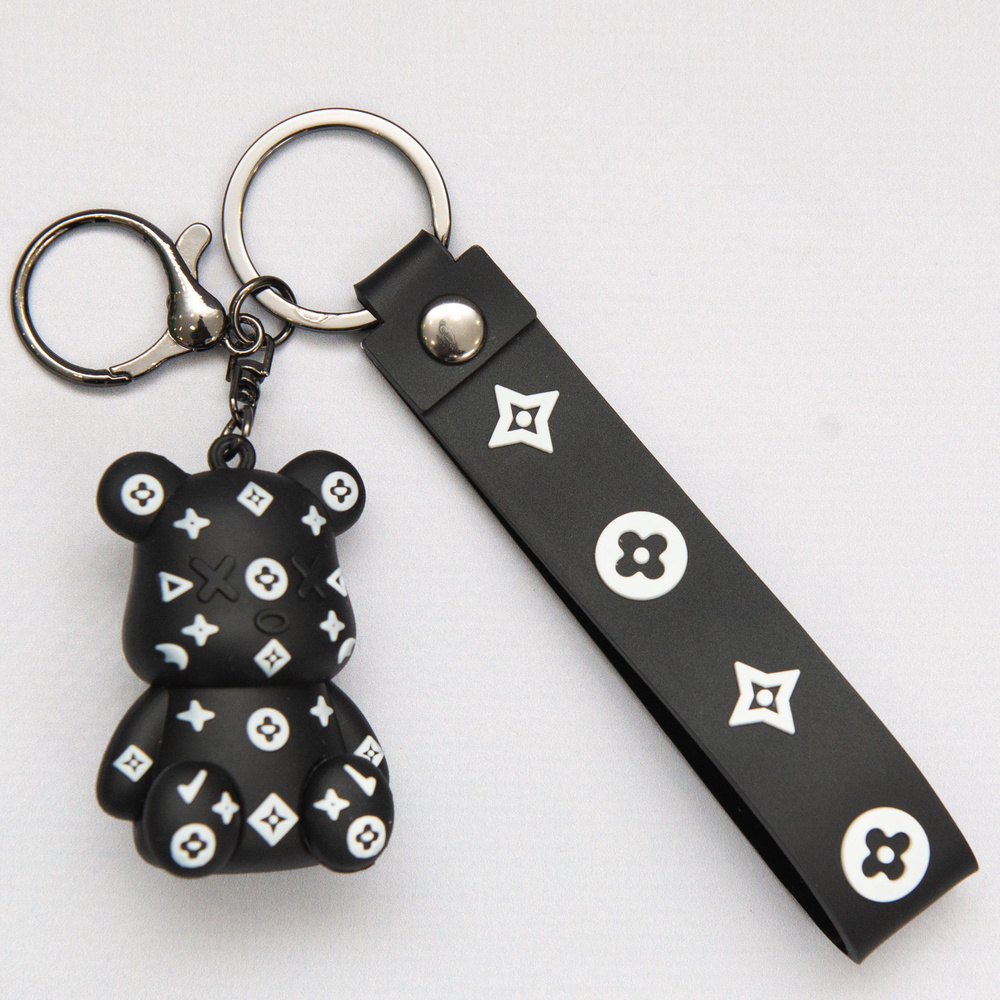 Брелок "Медведь Bearbrick" на ключи/рюкзак/сумку - купить с доставкой ...