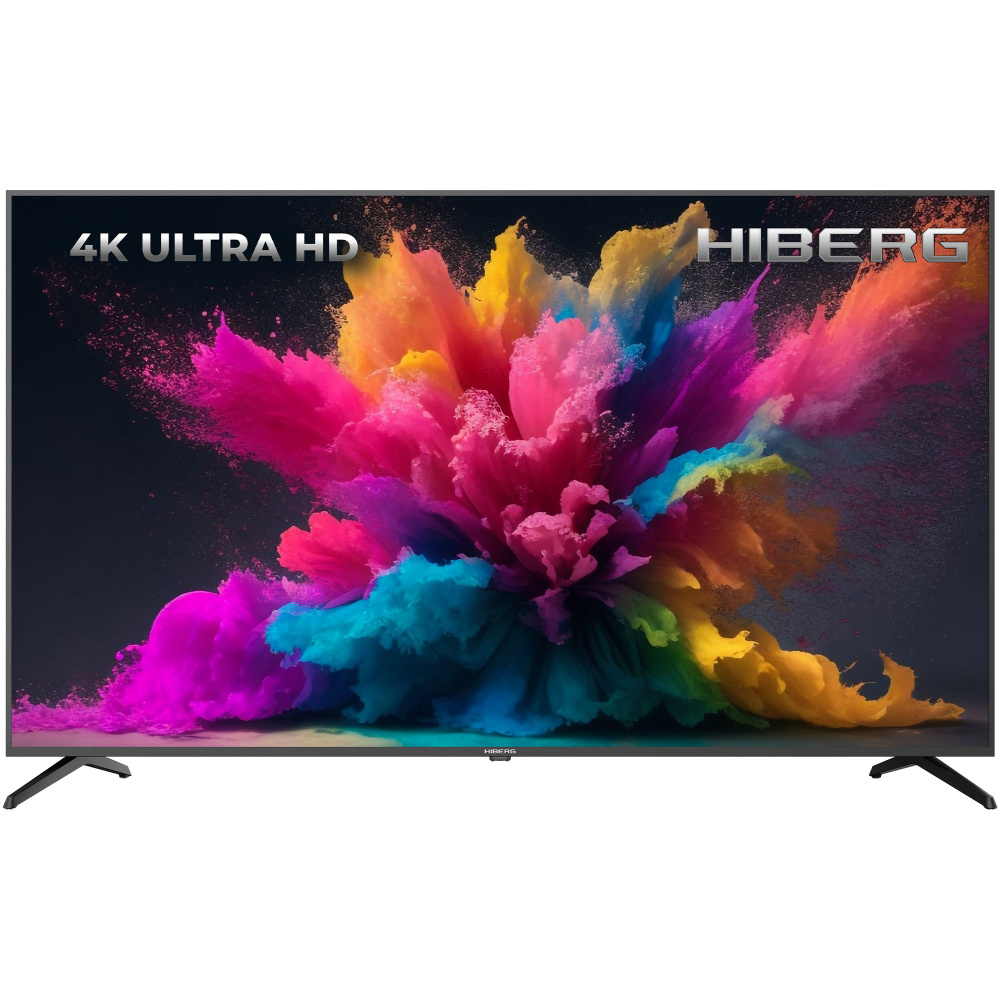 Hiberg Телевизор 75" 4K UHD, черный #1