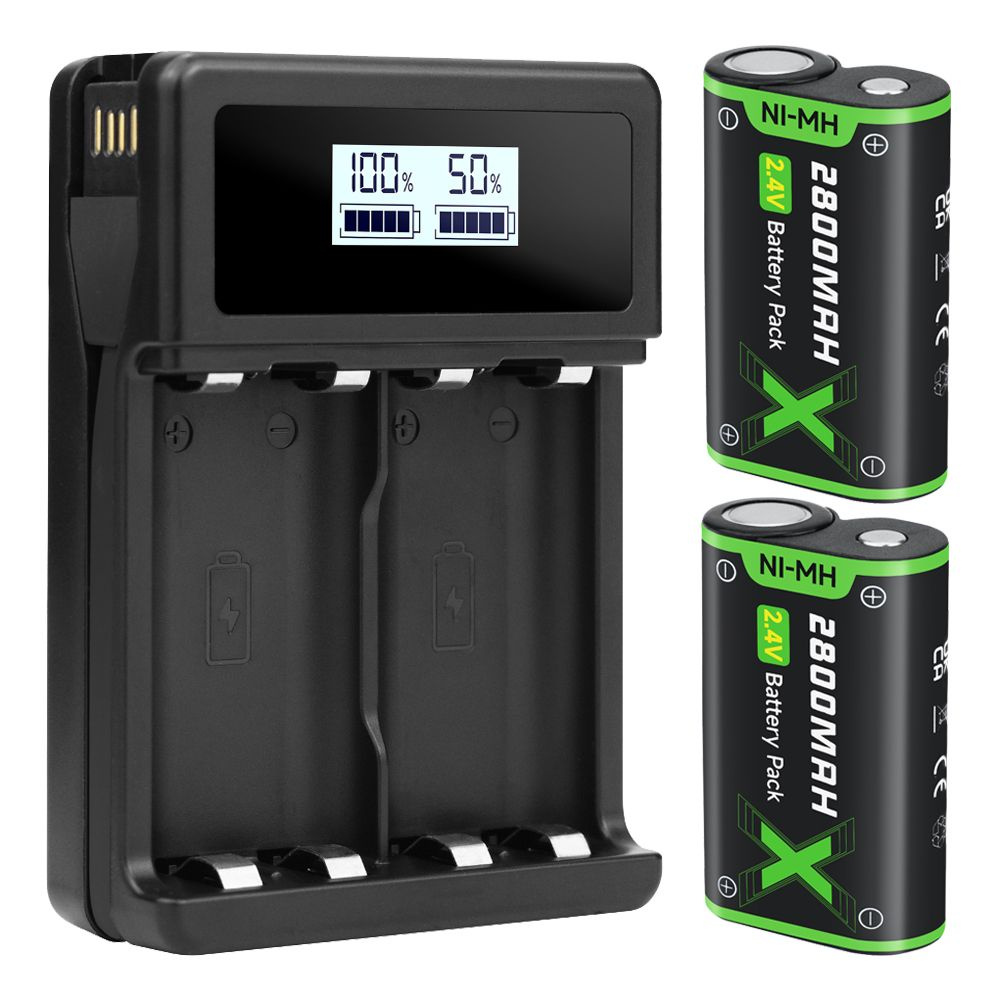 Аккумулятор Xbox One 2800 мАч для Xbox Series S/X и зарядное устройство ...