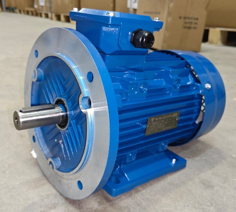 Электродвигатель MS90L-4 (1,5/1500) 220/380 IP55 PTC/135 RAL5010 B35 ...