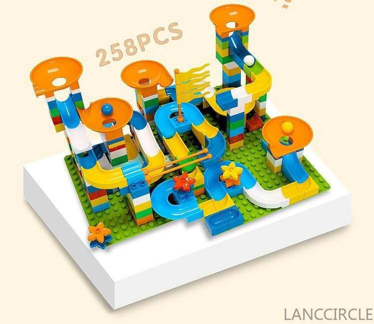 Конструктор веселые горки , трек лабиринт с шариками, детский развивающий игровой набор головоломка для #1