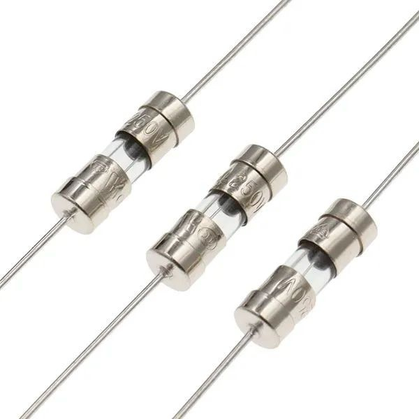 10шт Стеклянный предохранитель с ножками 10А 250В 3.6x10мм ...