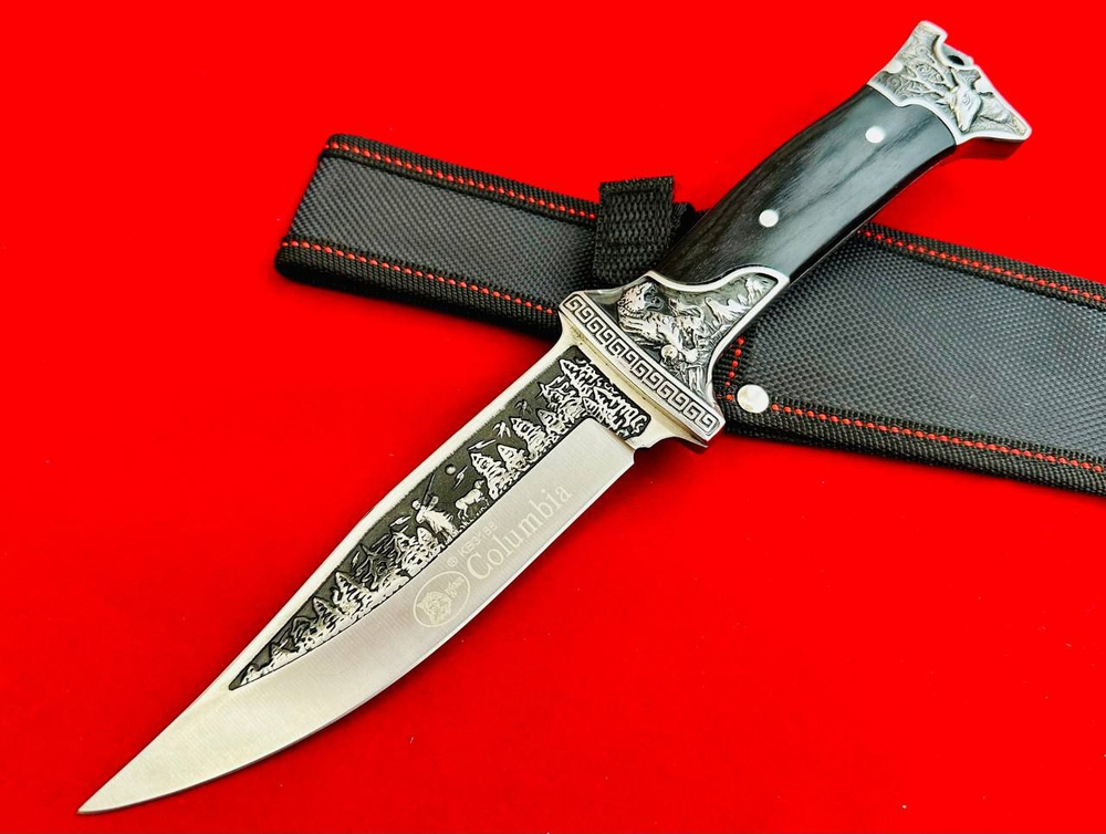 Columbia Knife Нож туристический, длина лезвия 13 см - купить с ...