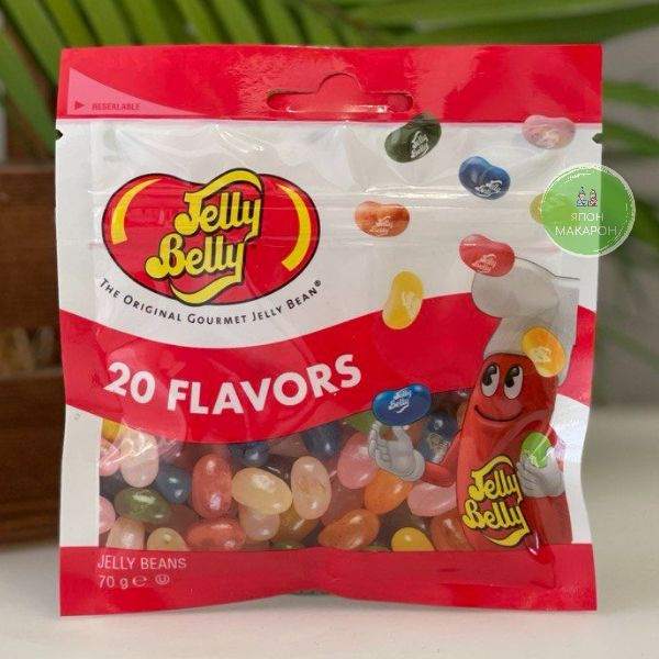 Драже жевательное Jelly Belly ассорти микс 20 вкусов, 70гр #1