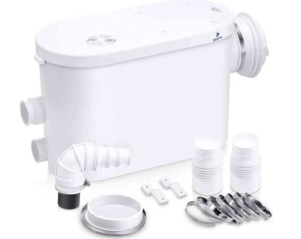 Насос канализационный AquaTIM AM-STP-400n2, с измельчителем, с боковым ...