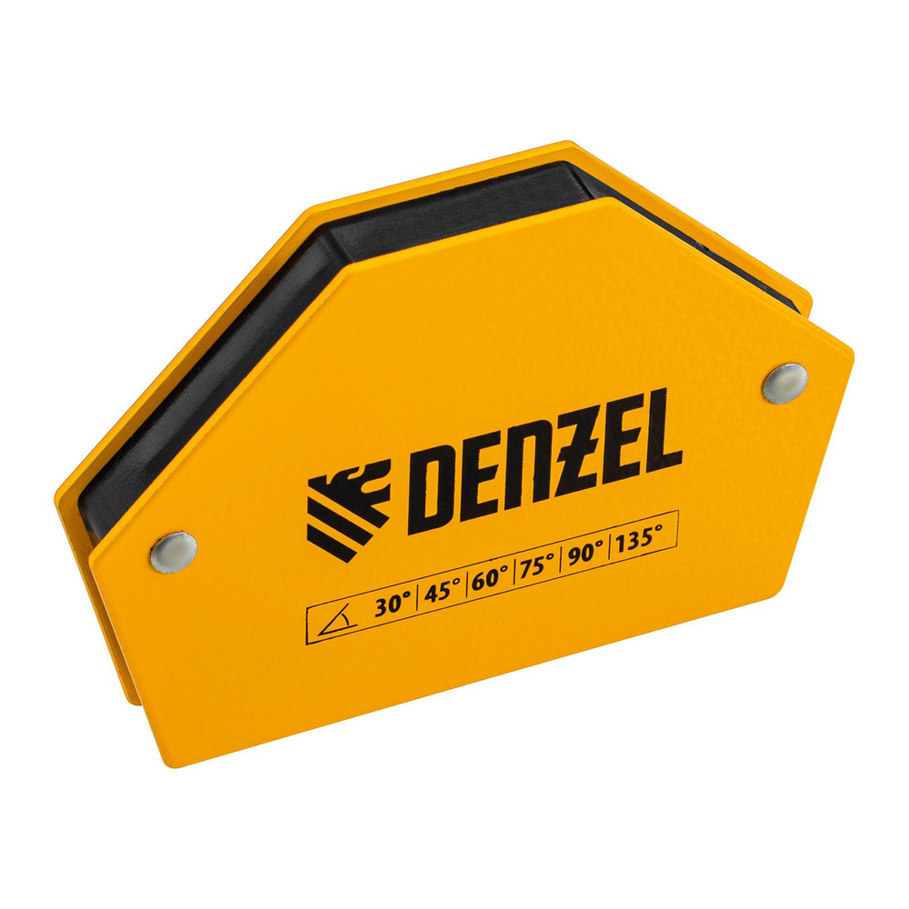 Магнитный уголок для сварки DENZEL, усилие 25 LB, углы применения 30-45-60-75-90-135 градусов, магнитный #1