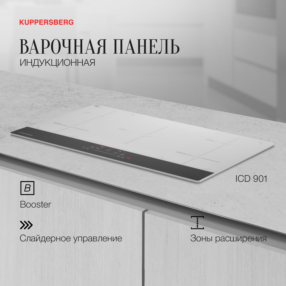 Варочная панель встраиваемая индукционная Kuppersberg ICD 901 купить по ...