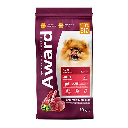 Award Small Adult / Сухой корм Авард для взрослых собак , Ягненок ...
