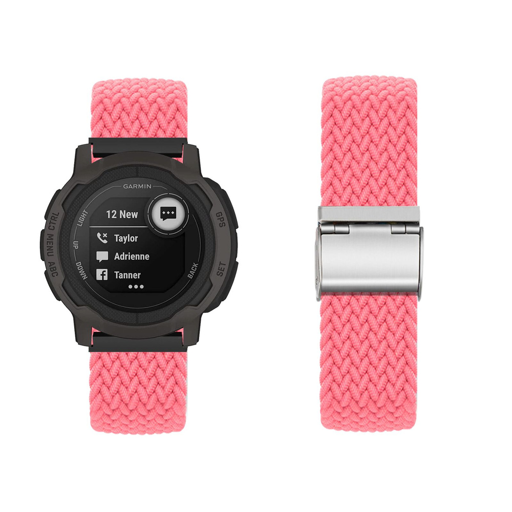 Нейлоновый плетеный Ремешок для Garmin Instinct/ Instinct 2/ Epix Gen 2 ...