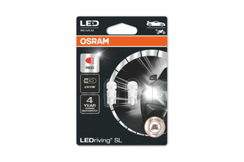 OSRAM W16W T16 LED LEDriving Premium SL 6000K Cool White Bulbs 921DWP
