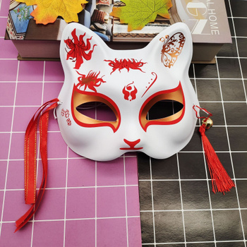 Карнавальная маска Кот 19х12 см
