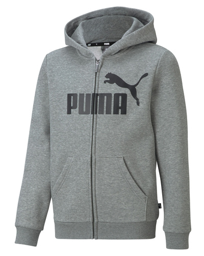 Grey puma zip hot sale up hoodie