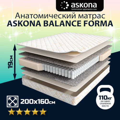 Матрас аскона balance forma 160 200